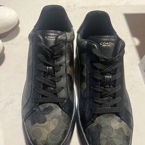 Coach Camo and Black High Line Sneakers